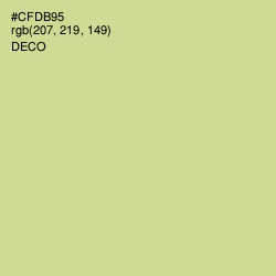 #CFDB95 - Deco Color Image