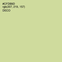 #CFDB9D - Deco Color Image