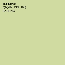 #CFDBA0 - Sapling Color Image