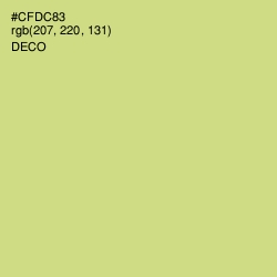 #CFDC83 - Deco Color Image