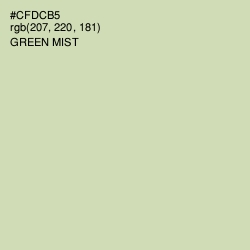 #CFDCB5 - Green Mist Color Image