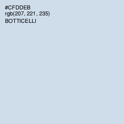 #CFDDEB - Botticelli Color Image