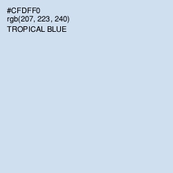 #CFDFF0 - Tropical Blue Color Image