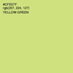 #CFE07F - Yellow Green Color Image