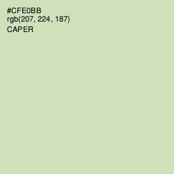 #CFE0BB - Caper Color Image