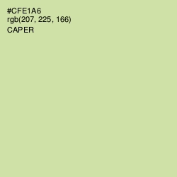 #CFE1A6 - Caper Color Image