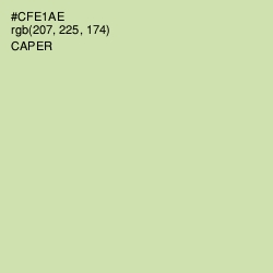 #CFE1AE - Caper Color Image