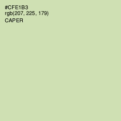 #CFE1B3 - Caper Color Image