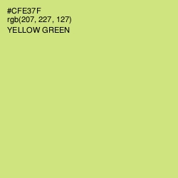 #CFE37F - Yellow Green Color Image