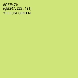 #CFE479 - Yellow Green Color Image