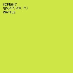 #CFE647 - Wattle Color Image