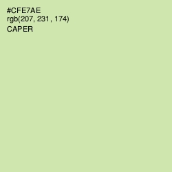 #CFE7AE - Caper Color Image