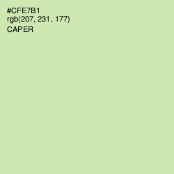 #CFE7B1 - Caper Color Image