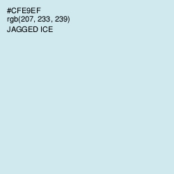 #CFE9EF - Jagged Ice Color Image