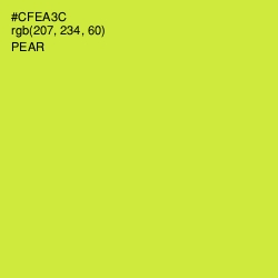 #CFEA3C - Pear Color Image