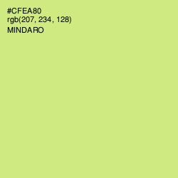 #CFEA80 - Mindaro Color Image