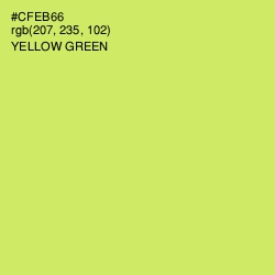 #CFEB66 - Yellow Green Color Image