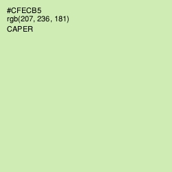 #CFECB5 - Caper Color Image