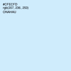 #CFECFD - Onahau Color Image