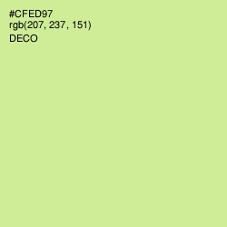 #CFED97 - Deco Color Image