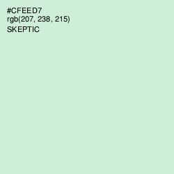 #CFEED7 - Skeptic Color Image