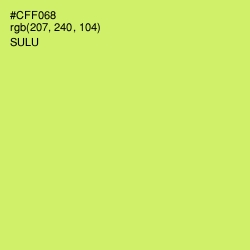 #CFF068 - Sulu Color Image