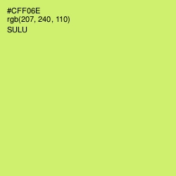 #CFF06E - Sulu Color Image