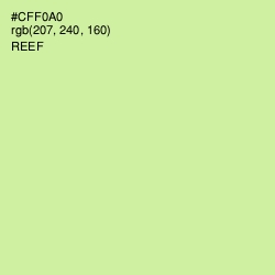 #CFF0A0 - Reef Color Image