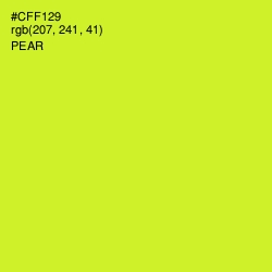 #CFF129 - Pear Color Image