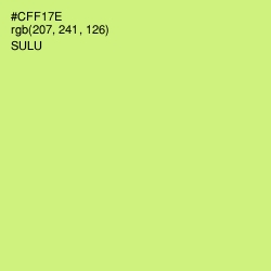 #CFF17E - Sulu Color Image