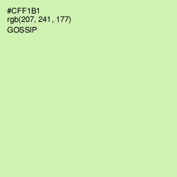 #CFF1B1 - Gossip Color Image