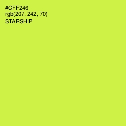 #CFF246 - Starship Color Image
