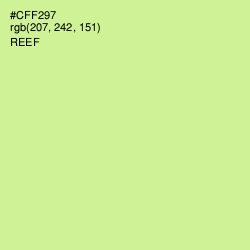 #CFF297 - Reef Color Image