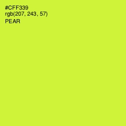 #CFF339 - Pear Color Image