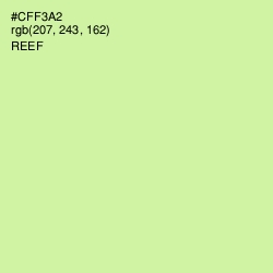 #CFF3A2 - Reef Color Image