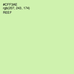 #CFF3AE - Reef Color Image