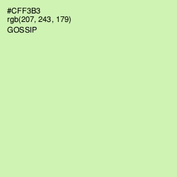 #CFF3B3 - Gossip Color Image