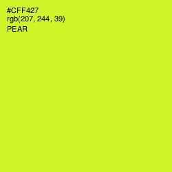 #CFF427 - Pear Color Image