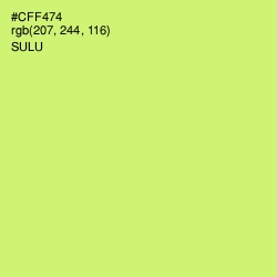 #CFF474 - Sulu Color Image