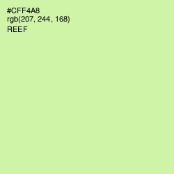 #CFF4A8 - Reef Color Image