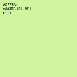 #CFF5A1 - Reef Color Image