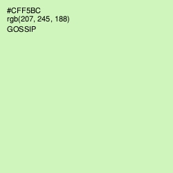 #CFF5BC - Gossip Color Image