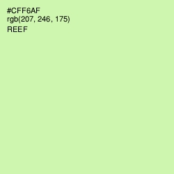 #CFF6AF - Reef Color Image
