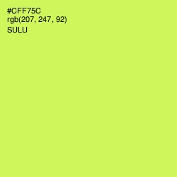 #CFF75C - Sulu Color Image