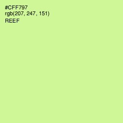 #CFF797 - Reef Color Image