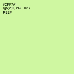 #CFF7A1 - Reef Color Image