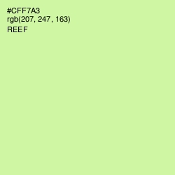 #CFF7A3 - Reef Color Image