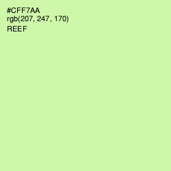 #CFF7AA - Reef Color Image