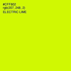 #CFF802 - Electric Lime Color Image