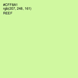 #CFF8A1 - Reef Color Image